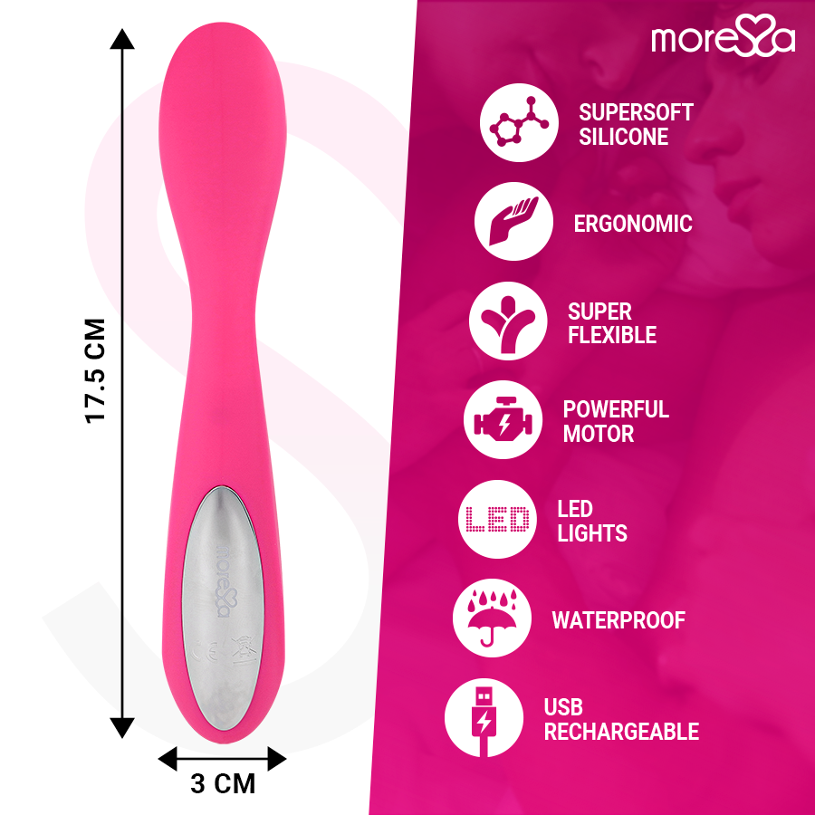 MORESSA - DRUSO PREMIUM SILICONE RECHARGEABLE