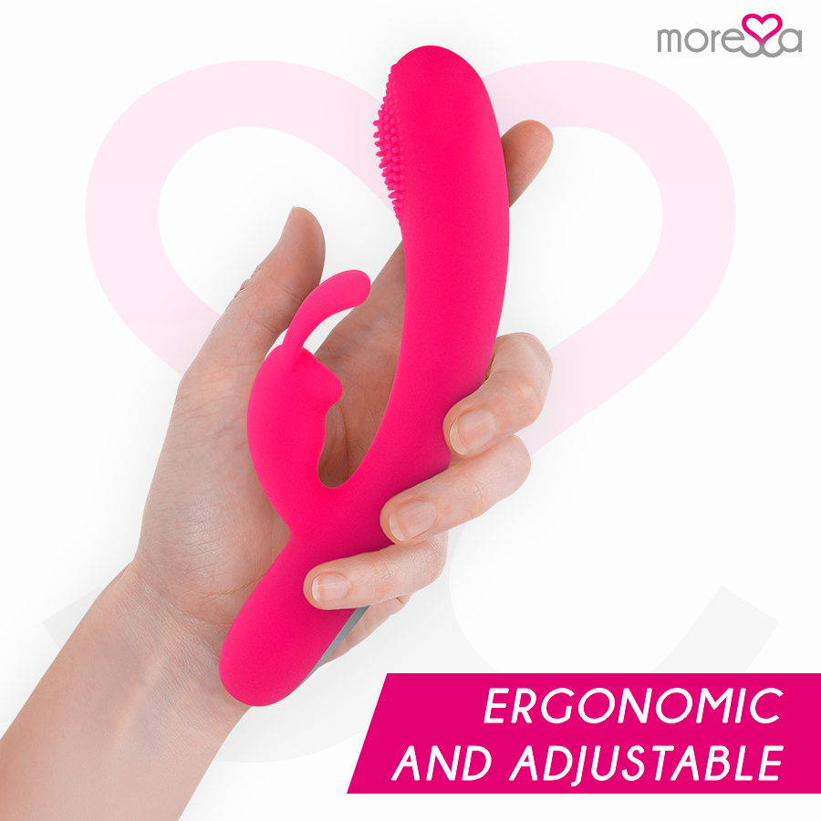 Gino Premium Silicone Rechargeable Vibrator – 19 cm – MORESSA