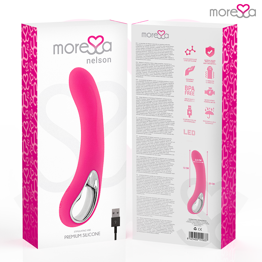MORESSA - NELSON PREMIUM SILICONE RECHARGEABLE