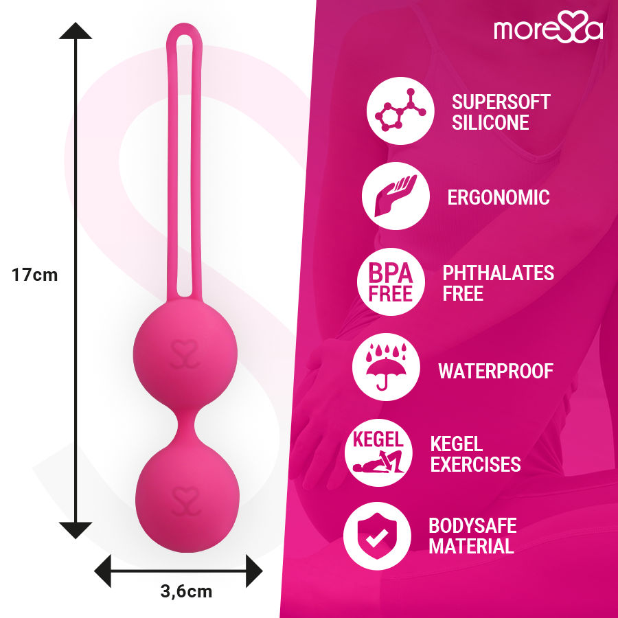 MORESSA - OSIAN THREE PREMIUM SILICONE PINK