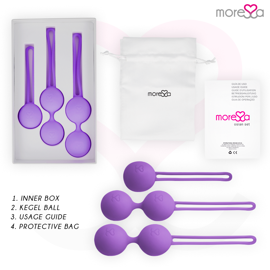 MORESSA - OSIAN SET PREMIUM LILAC SILICONE