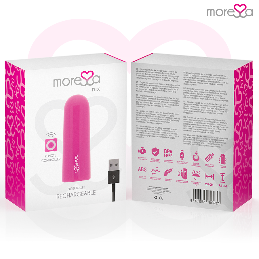MORESSA - NIX VIBRATOR REMOTE CONTROL PINK