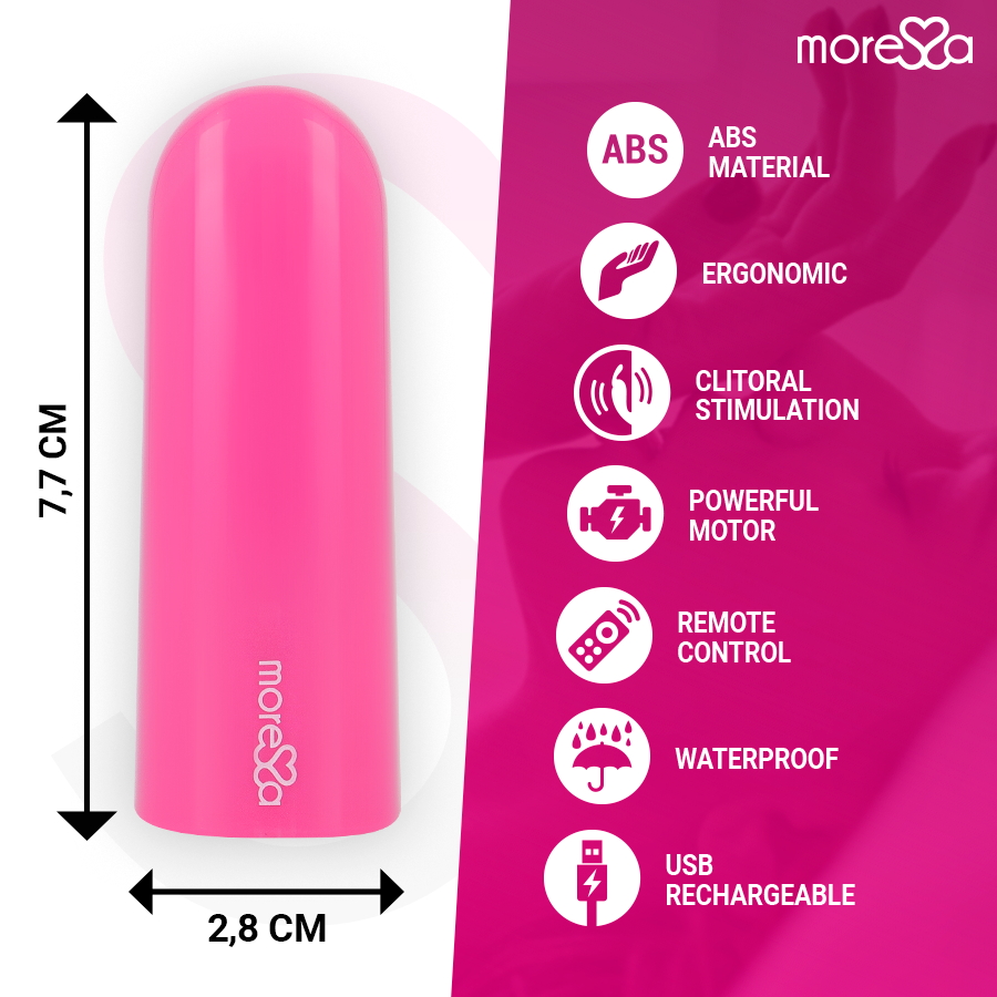 MORESSA - NIX VIBRATOR REMOTE CONTROL PINK