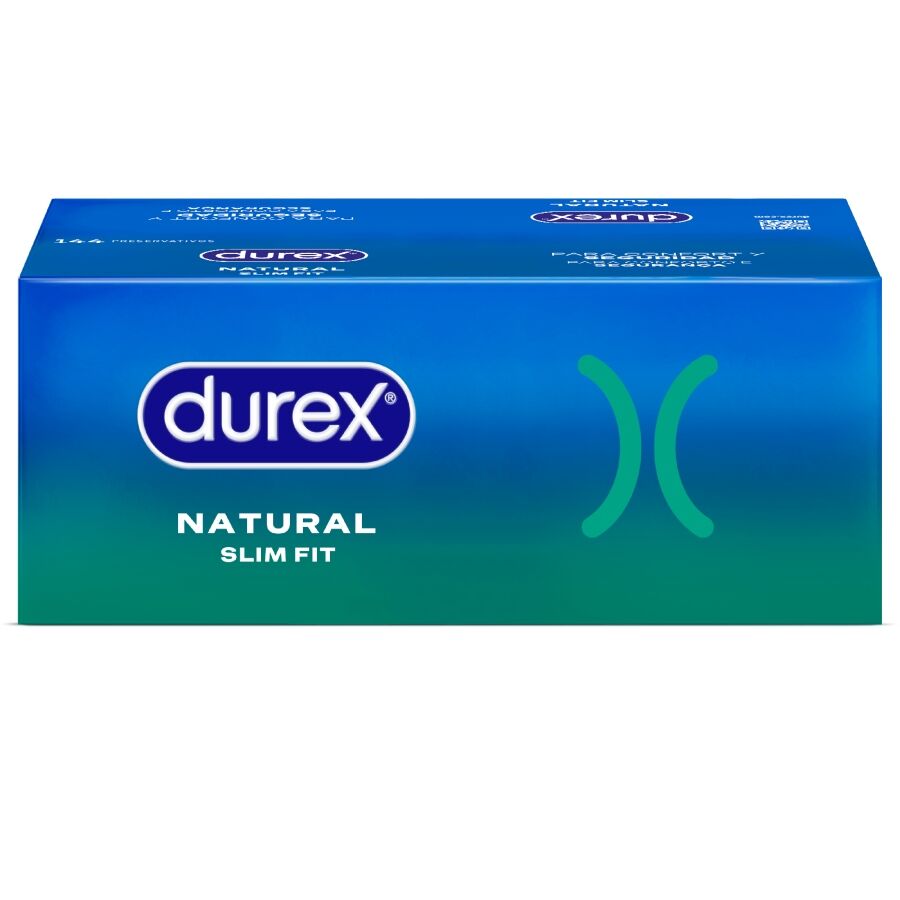 DUREX NATURAL SLIM FIT Condoms 52 mm - 144 units