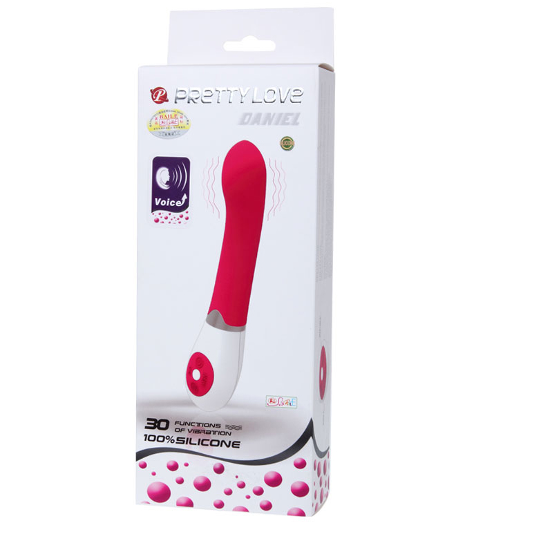 Voice-control rabbit vibrator, 30 modes | 3.1 cm × 19.5 cm | PRETTY LOVE