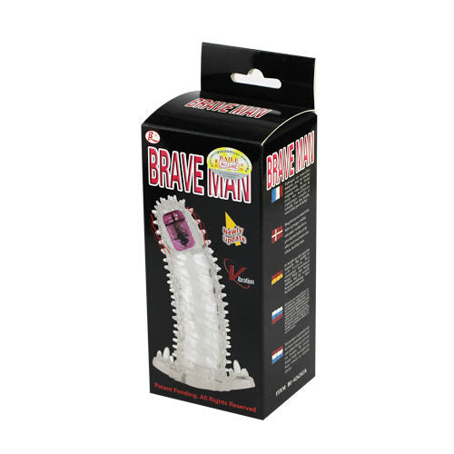 Sensor-activated vibrating penis sleeve | 18 cm × 3.5 cm | BAILE
