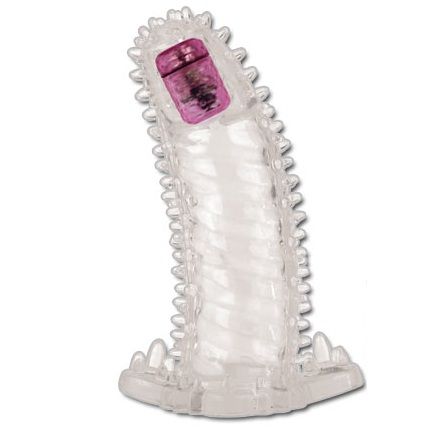 Sensor-activated vibrating penis sleeve | 18 cm × 3.5 cm | BAILE