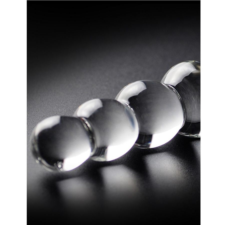 Handmade glass massager for temperature play | 22 cm × 2.5 cm | ICICLES
