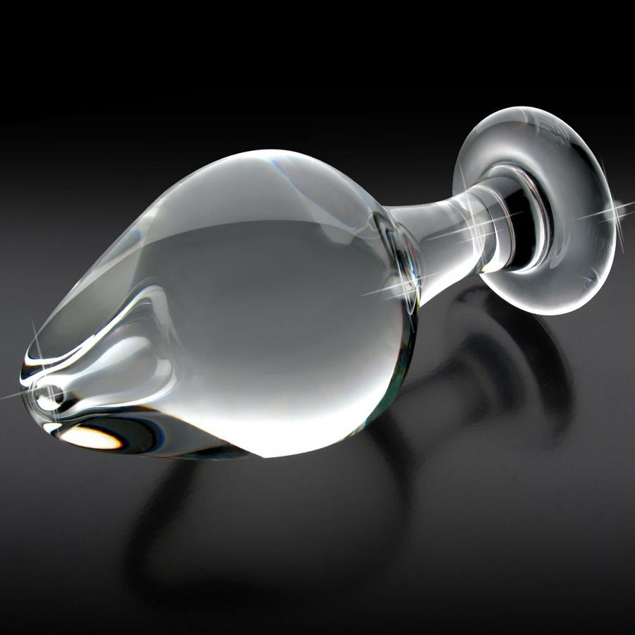 Glass anal plug | 7.5 cm × 4.5 cm | ICICLES