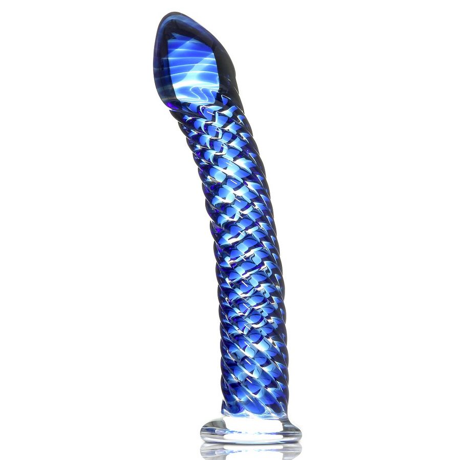 Handmade glass massager for temperature play | 17 cm × 3 cm | ICICLES
