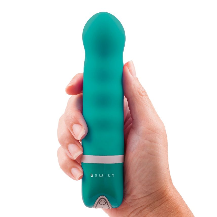 Curved beaded vibrator, 6 functions | 15.24 cm × 3.1 cm | B SWISH