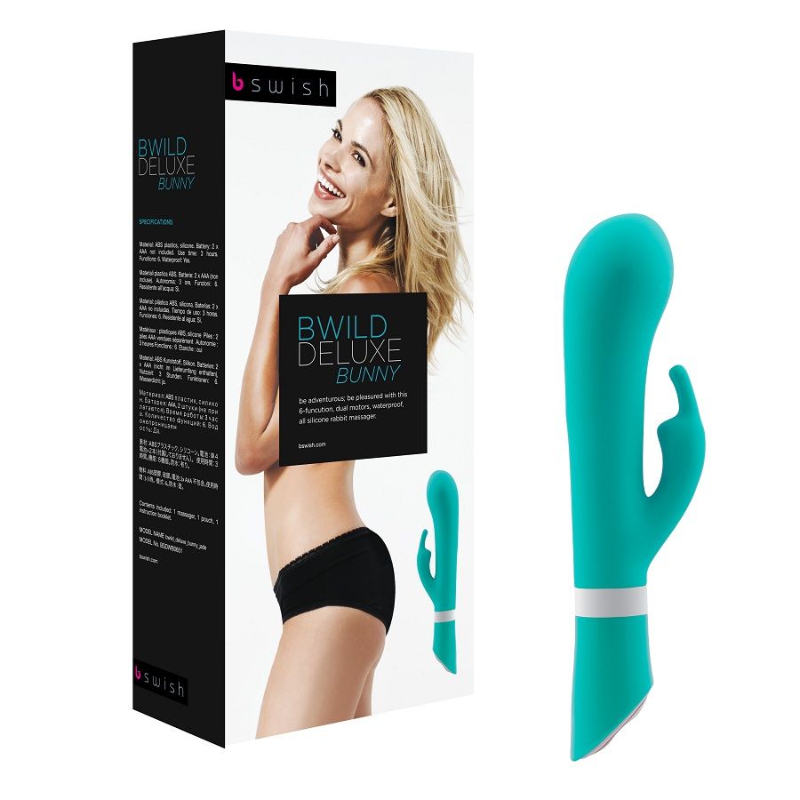 Dual-Motor Rabbit Vibrator | 19.03 cm × 3.75 cm | B SWISH