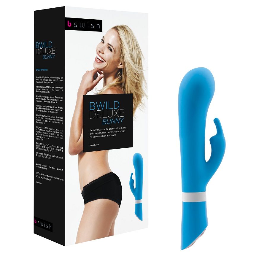 Dual-Motor Rabbit Vibrator | 19.03 cm × 3.75 cm | B SWISH