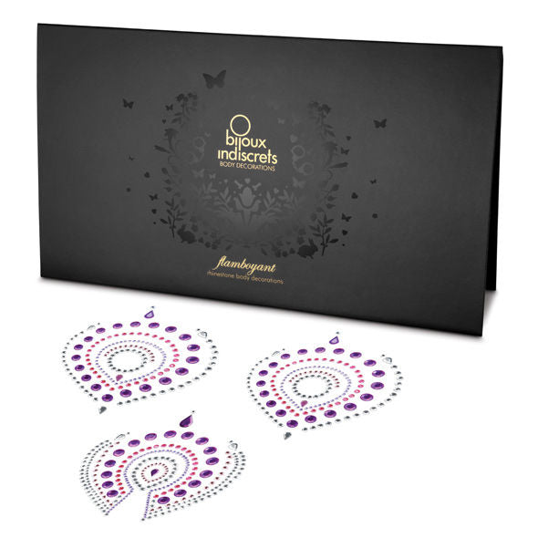 Bijoux Indiscrets Flamboyant – Lila & Pink Body Jewelry