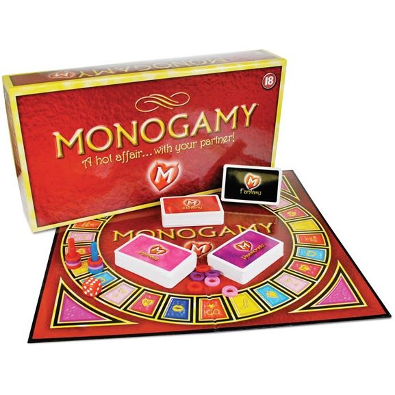 Adult couples board game with 3 play levels | 90 min | MONOGAMY