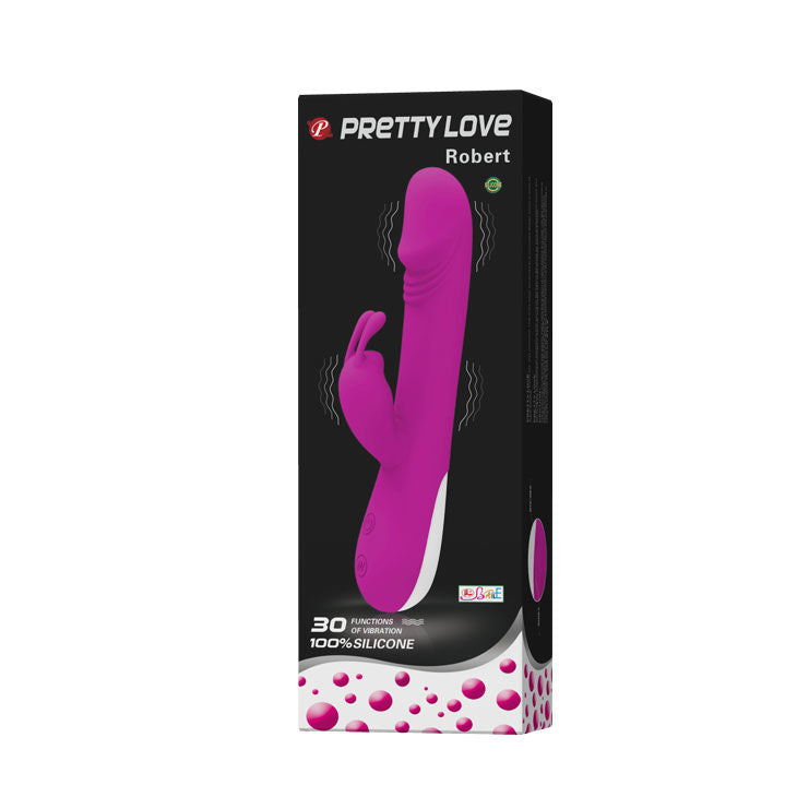 Robert rabbit vibrator | 21 cm × 3.4 cm | PRETTY LOVE