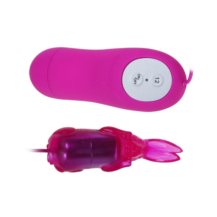 12-speed bunny egg vibrator (wired) | 65 mm × 70 mm | BAILE
