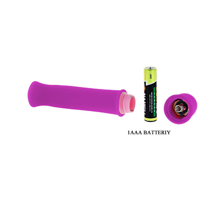 Lilac mini vibrator, 10 modes | 12.5 cm × 2 cm | PRETTY LOVE
