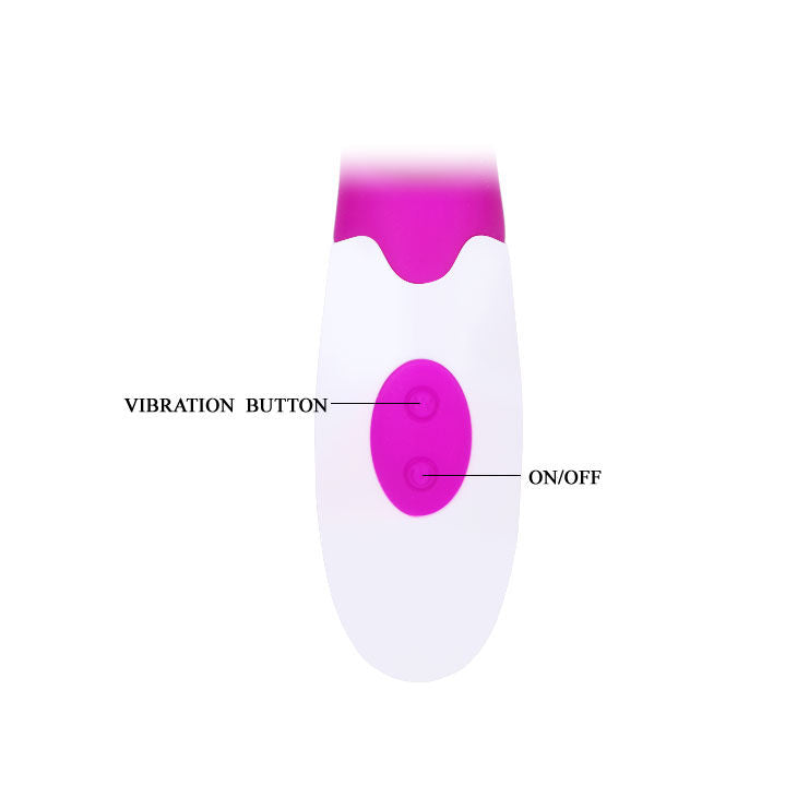 Flirtation Alvis Rabbit Vibrator - 20 cm - PRETTY LOVE