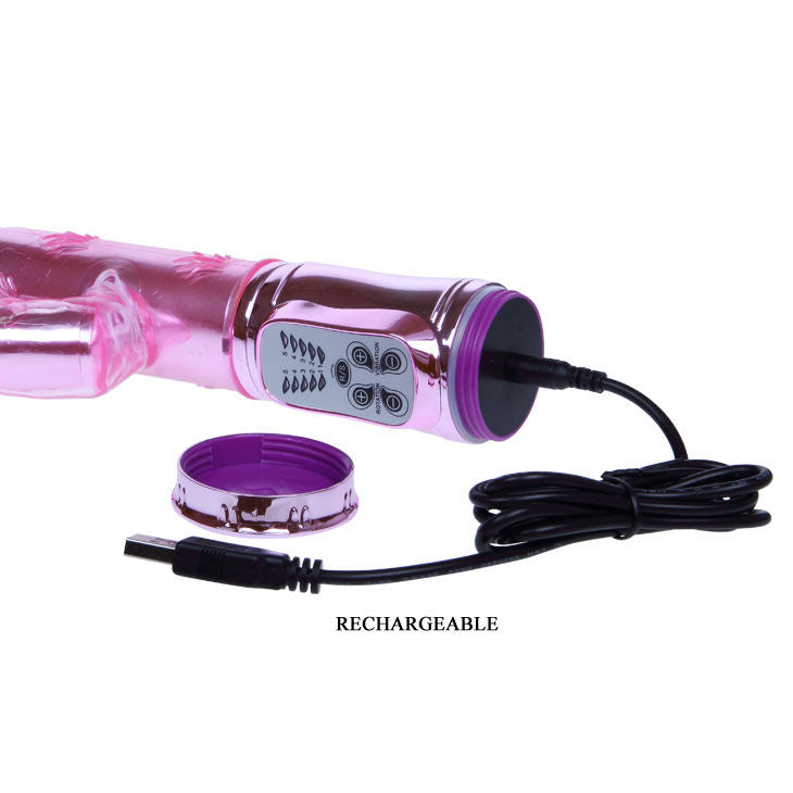 Pink rabbit rotator vibrator | 29 cm × 4.5 cm | BAILE