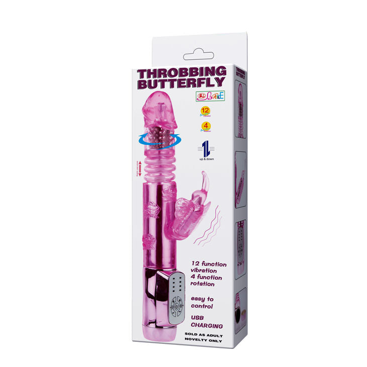 Throbbing Butterfly Rabbit | Rotator + Up & Down | USB Rechargeable | BAILE