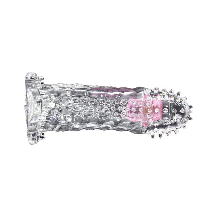 Sensor-activated vibrating penis sleeve | 18 cm × 3.5 cm | BAILE