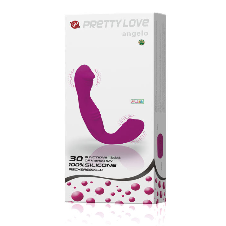 Strapless rechargeable harness, Lilac | PRETTY LOVE