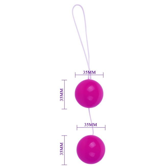 Twins Balls Lilac | Unisex Kegel/Ben Wa Balls | TPR | BAILE