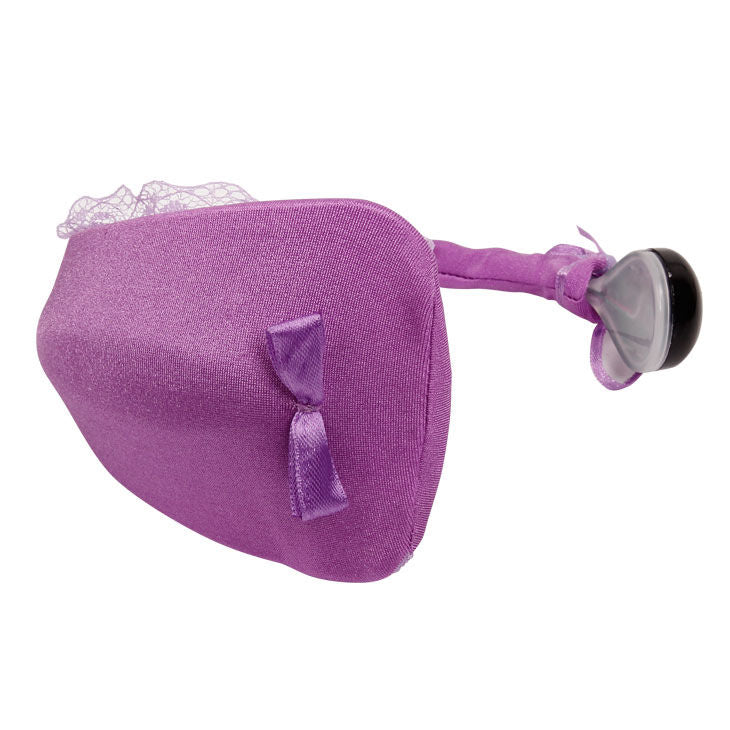 Remote-Control Vibrating Thong Lilac | 15 m Range | Battery-Powered | BAILE