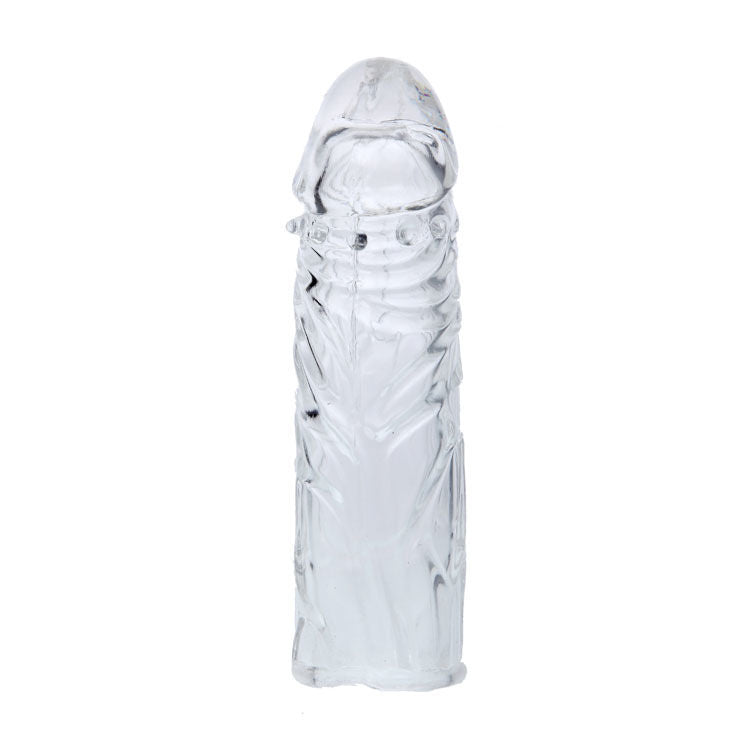 Pink Textured Silicone Penis Sleeve | 13 cm | BAILE