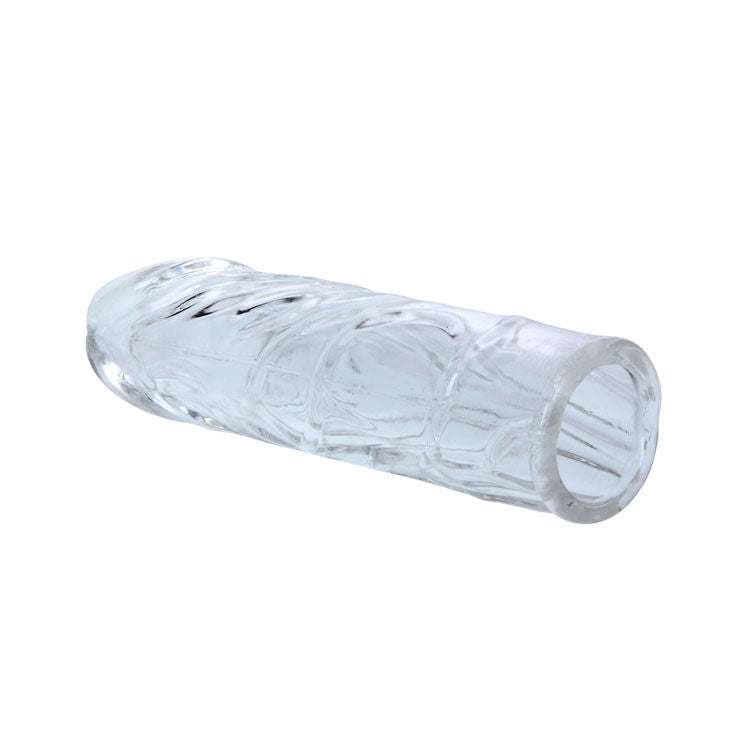 Transparent Silicone Penis Cover with Stimulating Nodules | 13 cm insertable, 14.2 cm total | BAILE