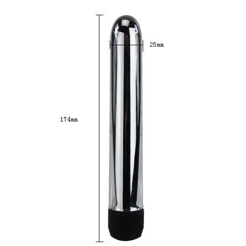 Classic multi-speed vibrator, electroplated ABS | 17.4 cm x 2.5 cm | BAILE
