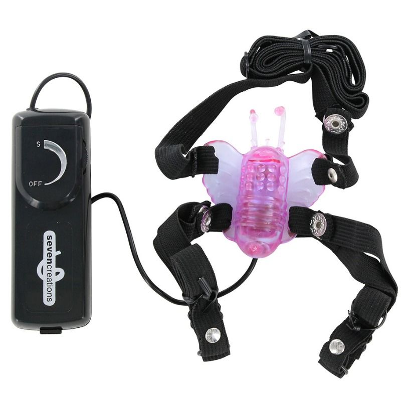 Butterfly Clitoral Stimulator with Adjustable Vibration | Battery-Powered | SEVEN CREATIONS