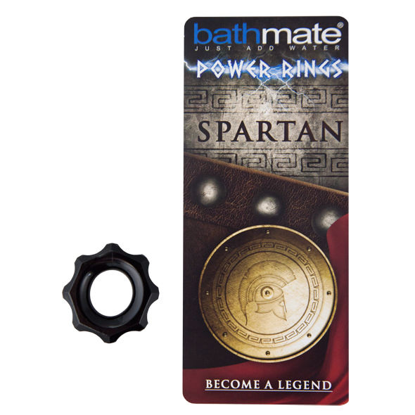 Black Spartan cock ring | BATHMATE