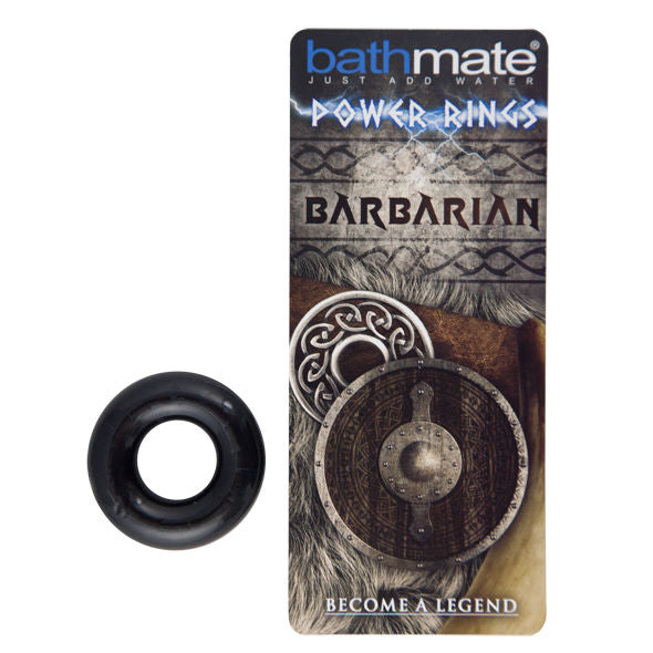 Black Barbarian cock ring | BATHMATE