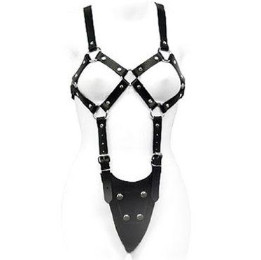 Fully adjustable leather harness | LEATHER BODY