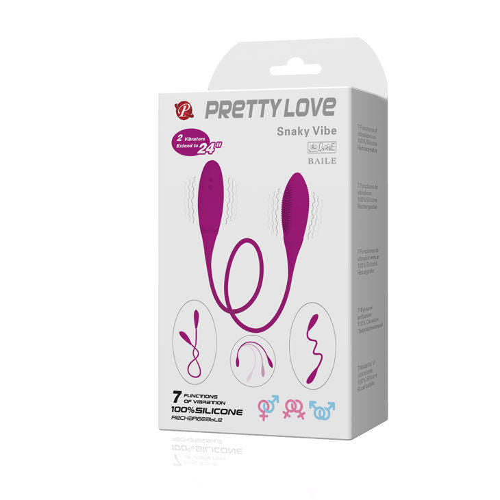 Flexible dual-ended vibrator | 600 mm | PRETTY LOVE