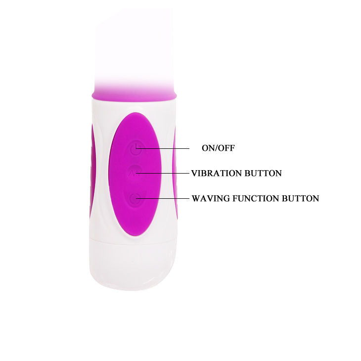 Oscillating rabbit vibrator | 22.5 cm × 3.2 cm | PRETTY LOVE