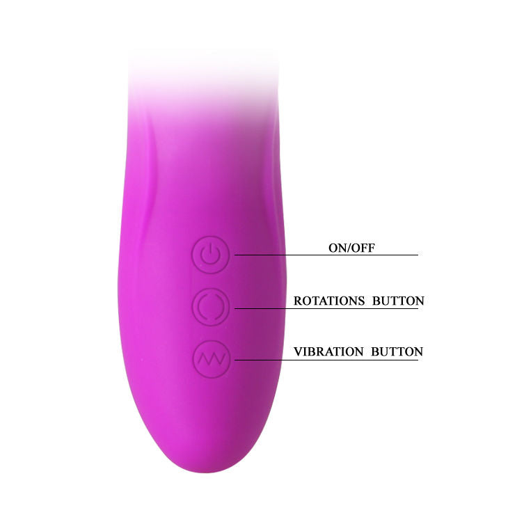 Up-&-Down dual-action rabbit vibrator | 27 cm × 3.5 cm | PRETTY LOVE
