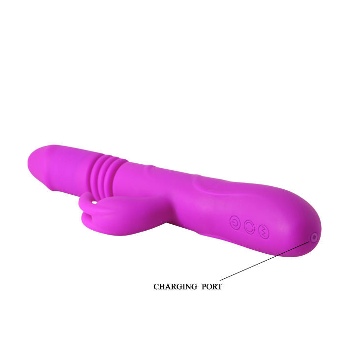Up-&-Down dual-action rabbit vibrator | 27 cm × 3.5 cm | PRETTY LOVE
