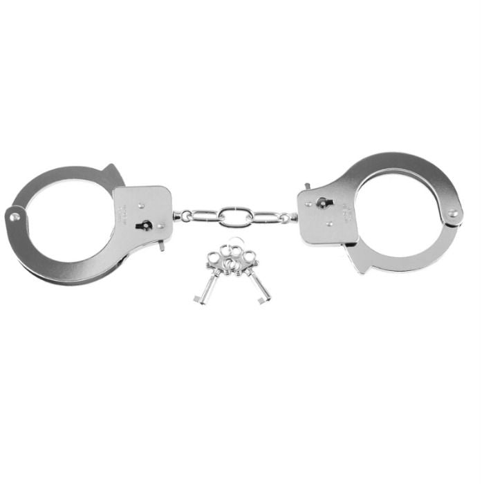 Hefty Metal Handcuffs | FETISH FANTASY SERIES