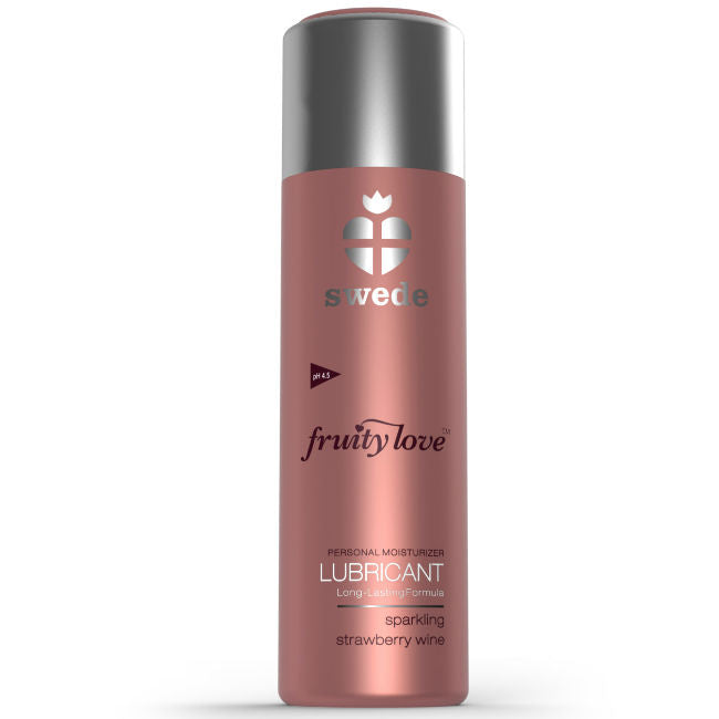 FRUITY LOVE Lubricant Sparkling Strawberry Wine | 100 ml | SWEDE