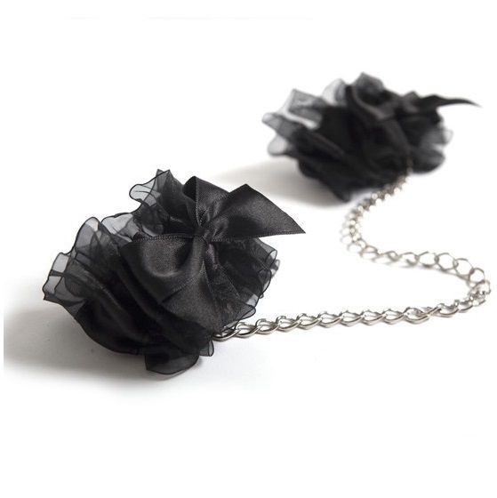 Bijoux Indiscrets Frou Frou Organza Handcuffs – Satin & Organza
