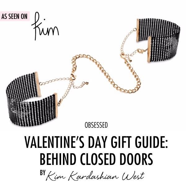 Bijoux Indiscrets Désir Métallique – Black Metal Mesh Handcuffs/Bracelets