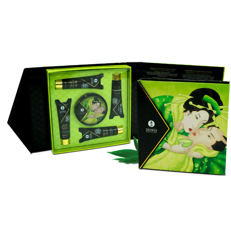 SECRET GEISHA Organic Green Tea Travel Kit | 10–30 ml | SHUNGA