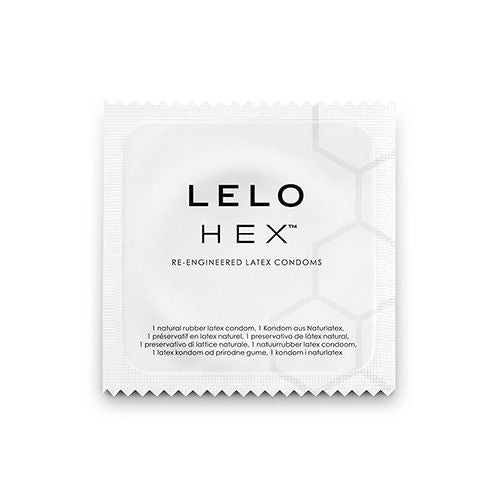 LELO HEX Condoms - 54 mm width - 0.045 mm thickness - 12 units
