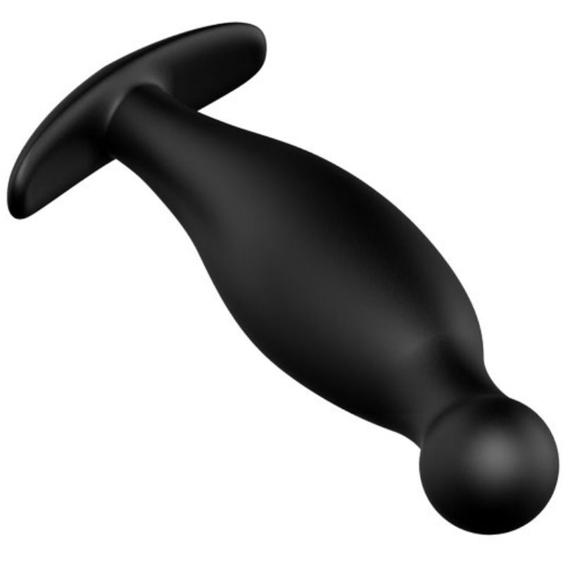 Ergonomic Silicone Anal Plug | Black | PRETTY LOVE