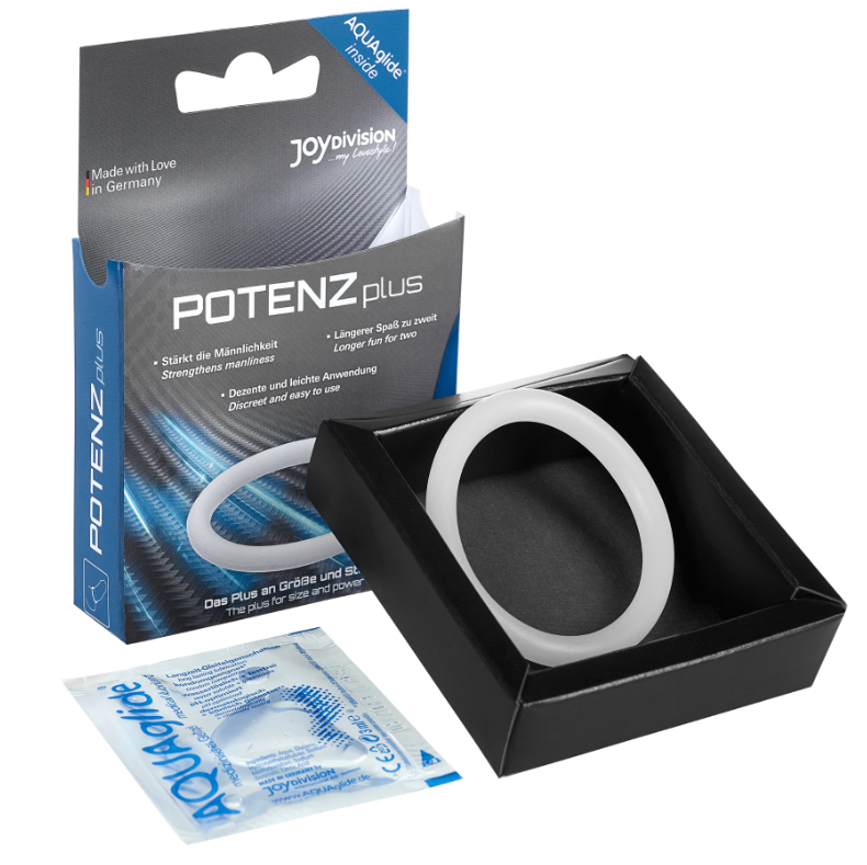 White dual-ring potency enhancer | Size M | JOYDIVISION