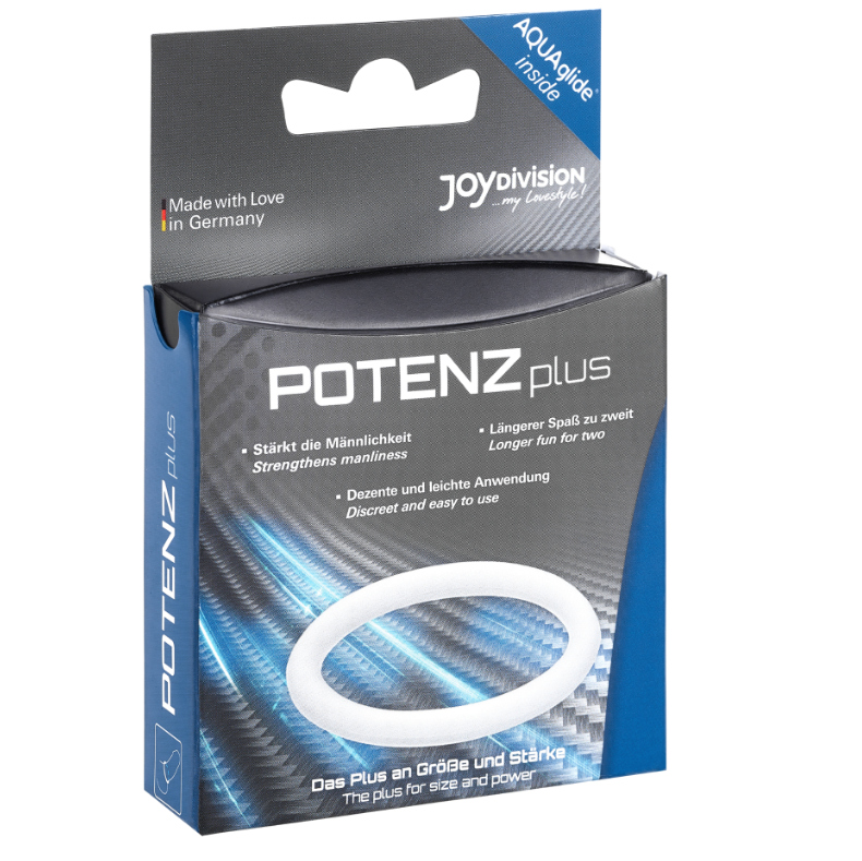 White dual-ring potency enhancer | Size M | JOYDIVISION