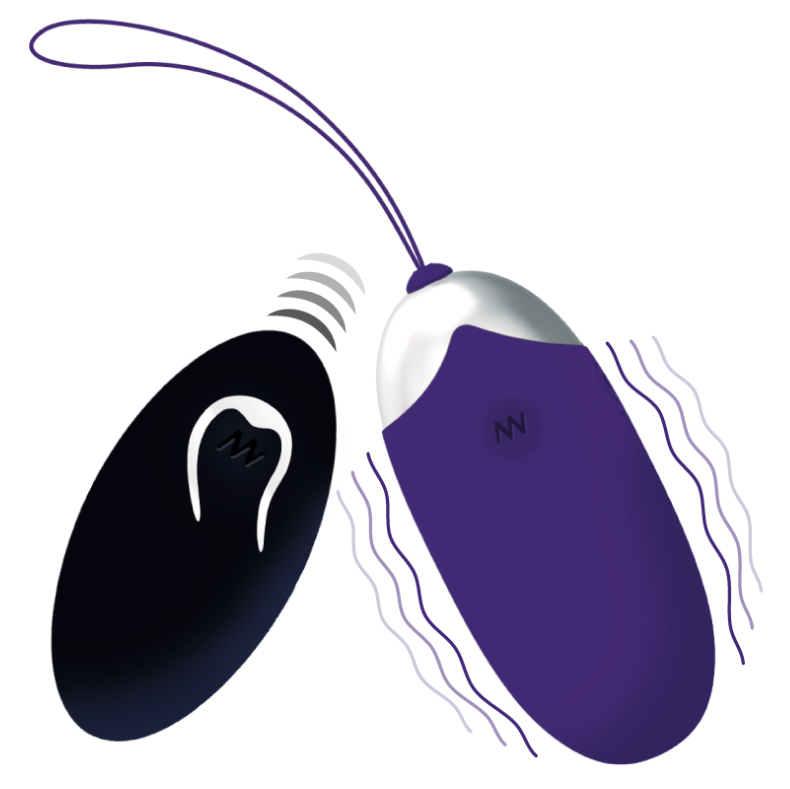Remote-Controlled Vibrating Egg | 70 mm × 28 mm | INTENSE